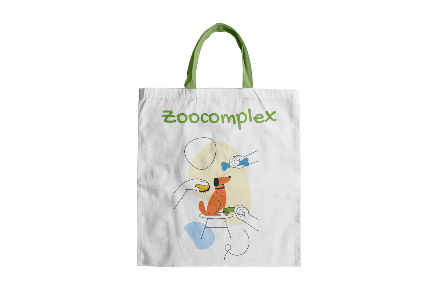 Zoocomplex brand identity — the printed brochure